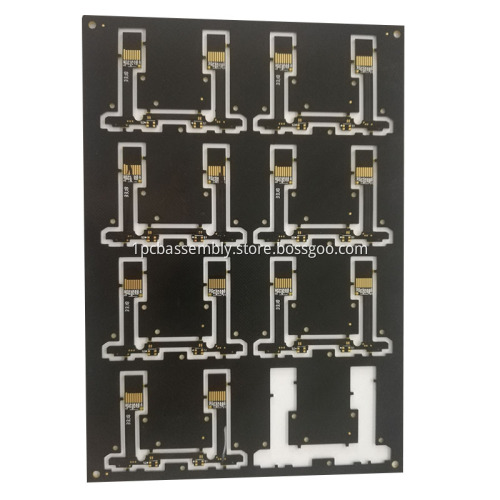 Black Double Sided Rigid Flex PCB Circuit Board